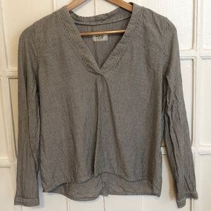 Marine Layer Button-back Striped Top